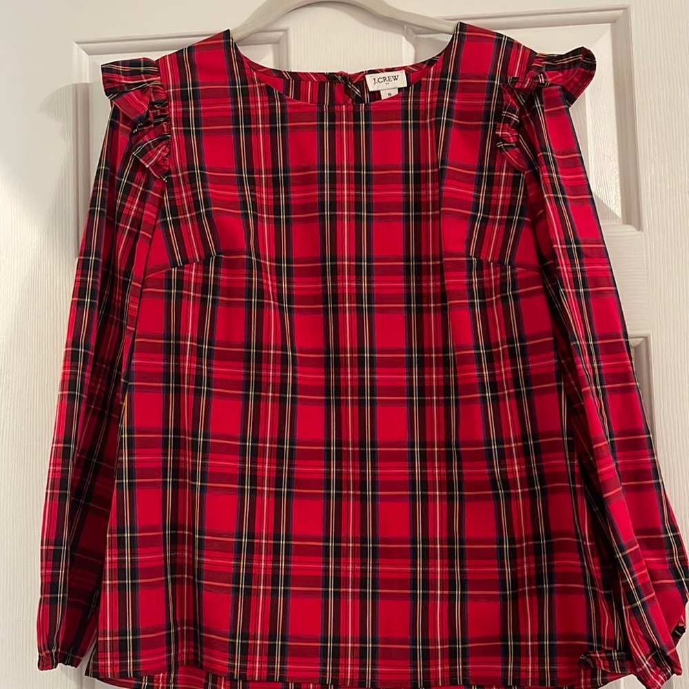 J.Crew Tartain Long Sleeve - Size Small